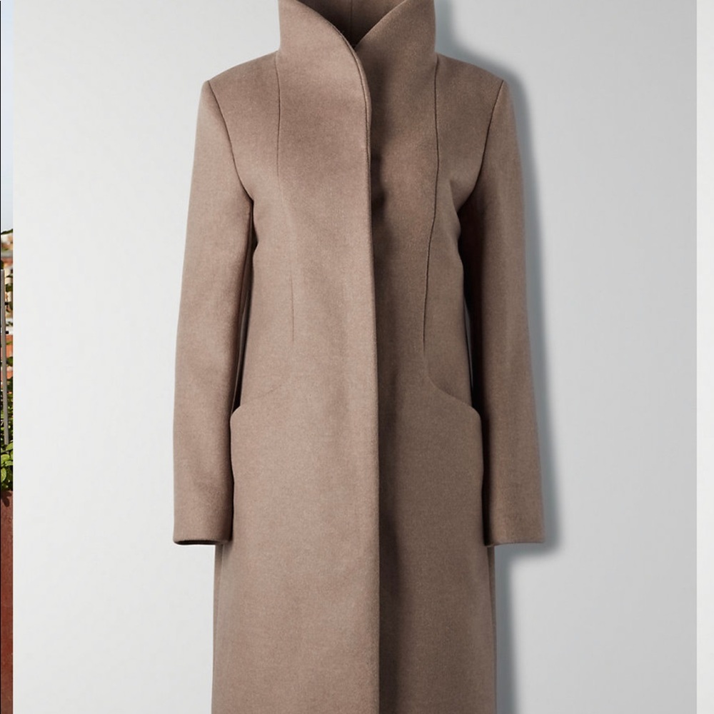 The Cocoon Coat - Wilfred -Aritza-Super Stylish Soft Long wool-cashmere NEW - Picture 5 of 11